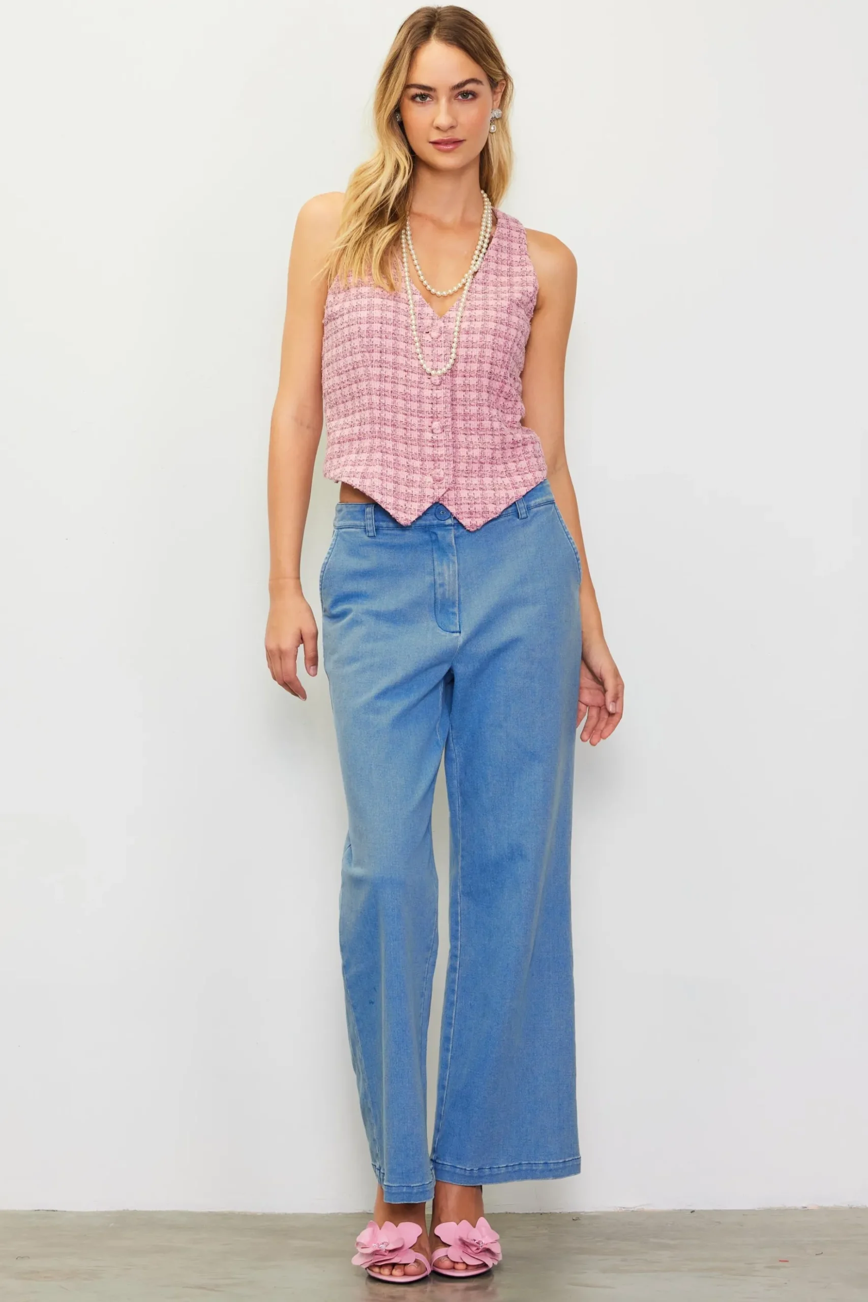 Tweed Tailored Vest*SKIES ARE BLUE Online
