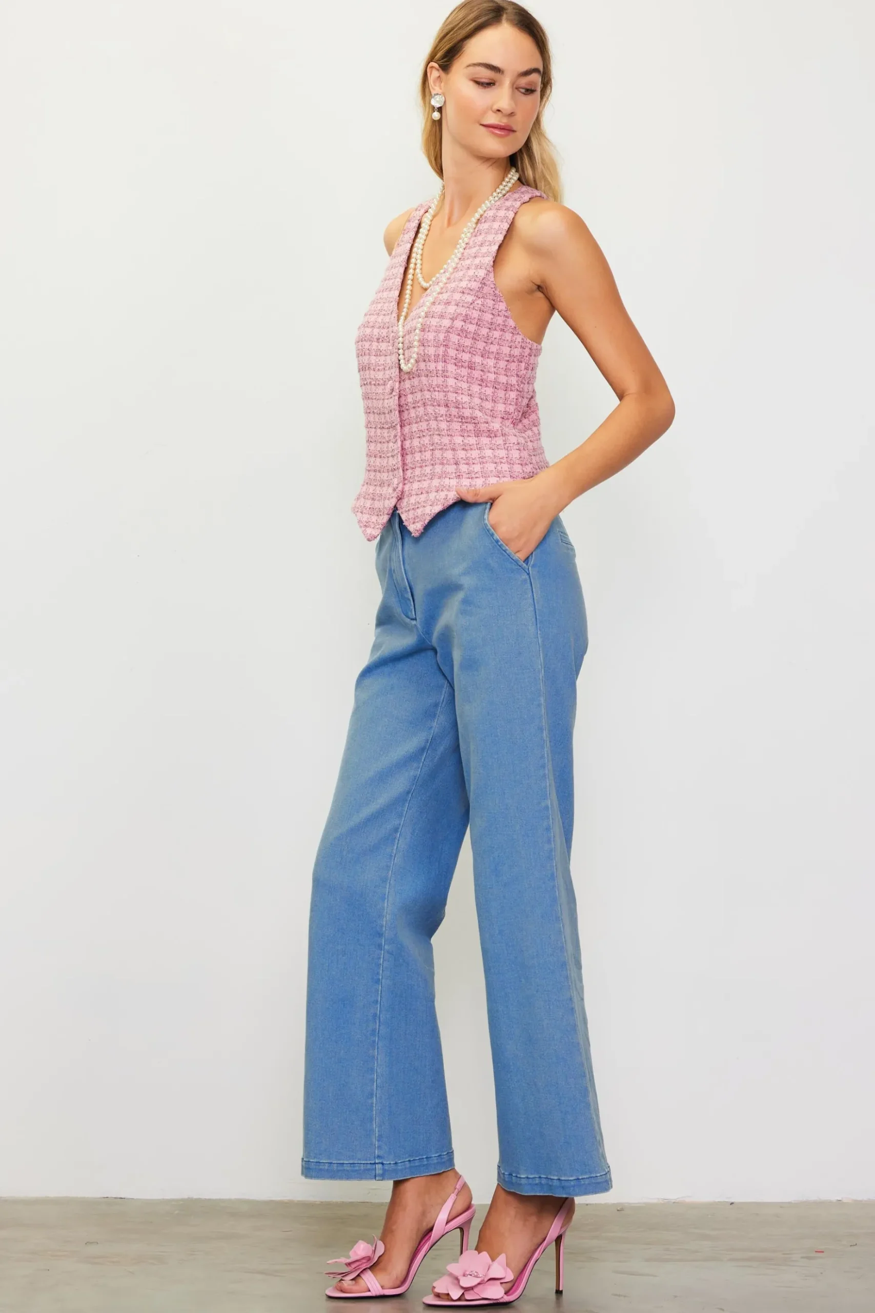 Tweed Tailored Vest*SKIES ARE BLUE Online