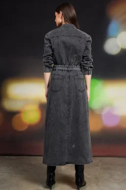 Utilitarian Detail Midi Dress*SKIES ARE BLUE Discount