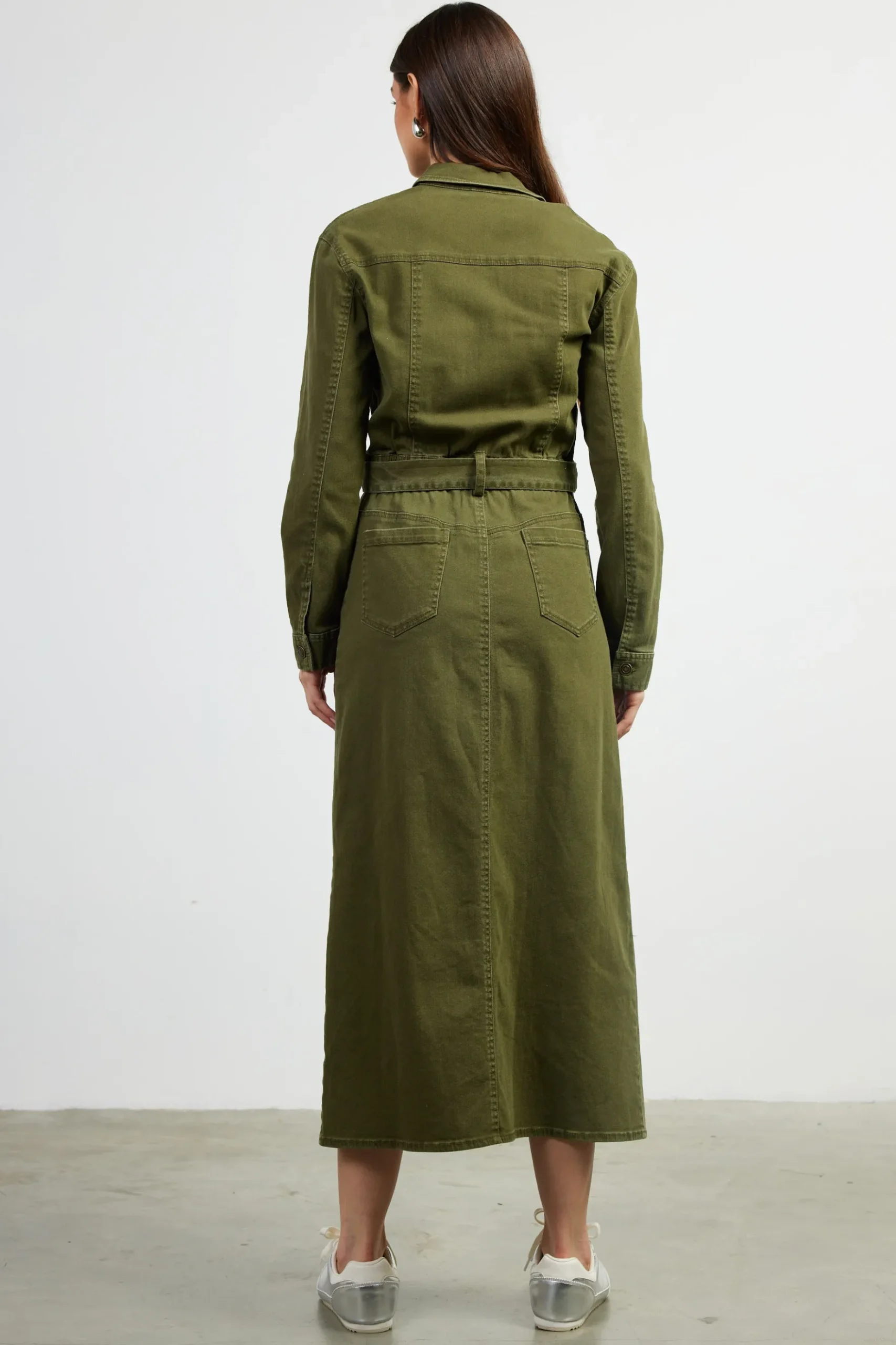 Utilitarian Detail Midi Dress*SKIES ARE BLUE Best