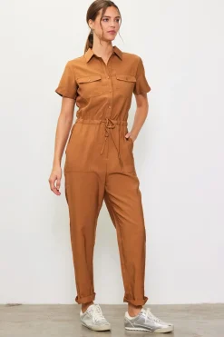 Utility Short Sleeve Jumpsuit*SKIES ARE BLUE Online