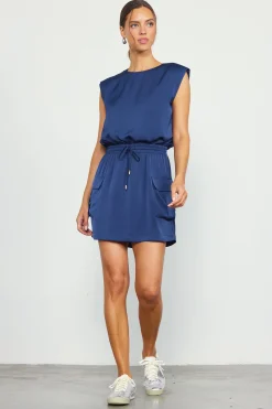 Utility Sleeveless Mini Dress*SKIES ARE BLUE Discount