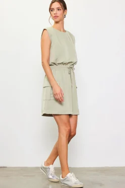 Utility Sleeveless Mini Dress*SKIES ARE BLUE New