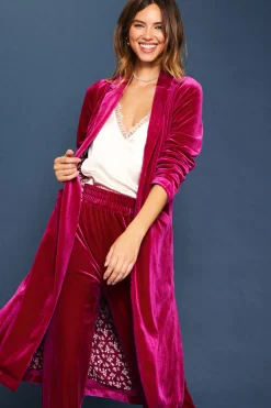 Velvet Duster Coat*SKIES ARE BLUE Clearance