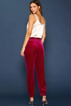 Velvet Jogger Pants*SKIES ARE BLUE Hot
