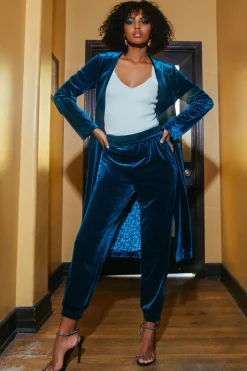 Velvet Jogger Pants*SKIES ARE BLUE