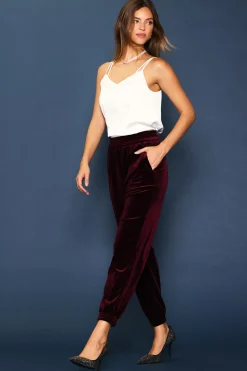 Velvet Jogger Pants*SKIES ARE BLUE Discount