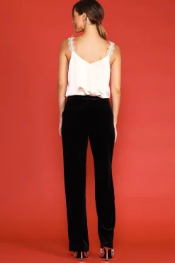 Velvet Wide Leg Pants*SKIES ARE BLUE New