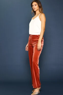 Velvet Wide Leg Pants*SKIES ARE BLUE Hot