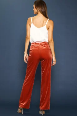 Velvet Wide Leg Pants*SKIES ARE BLUE Hot