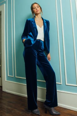 Velvet Wide Leg Pants*SKIES ARE BLUE Outlet