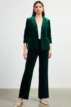 Velvet Wide Leg Pants*SKIES ARE BLUE Clearance