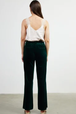 Velvet Wide Leg Pants*SKIES ARE BLUE Clearance