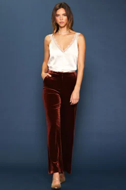 Velvet Wide Leg Pants*SKIES ARE BLUE Online