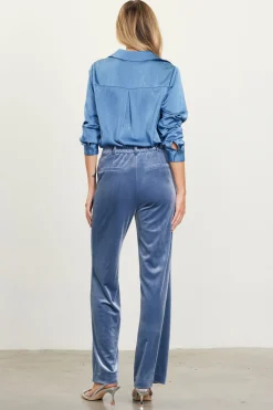 Velvet Wide Leg Pants*SKIES ARE BLUE Outlet