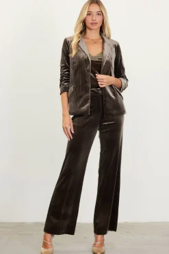 Velvet Wide Leg Pants*SKIES ARE BLUE Hot
