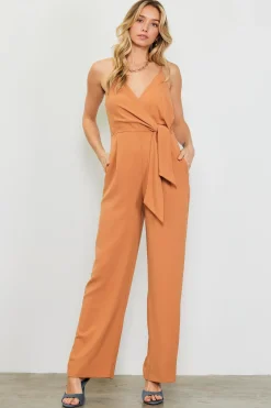 Waist Tie Detail Sleeveless Jumpsuit*SKIES ARE BLUE New