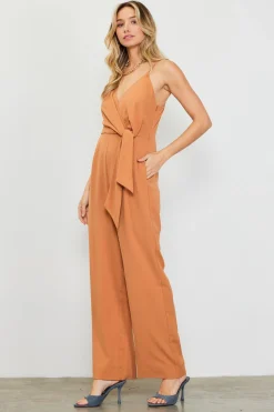 Waist Tie Detail Sleeveless Jumpsuit*SKIES ARE BLUE New