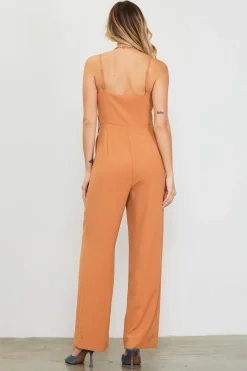 Waist Tie Detail Sleeveless Jumpsuit*SKIES ARE BLUE New