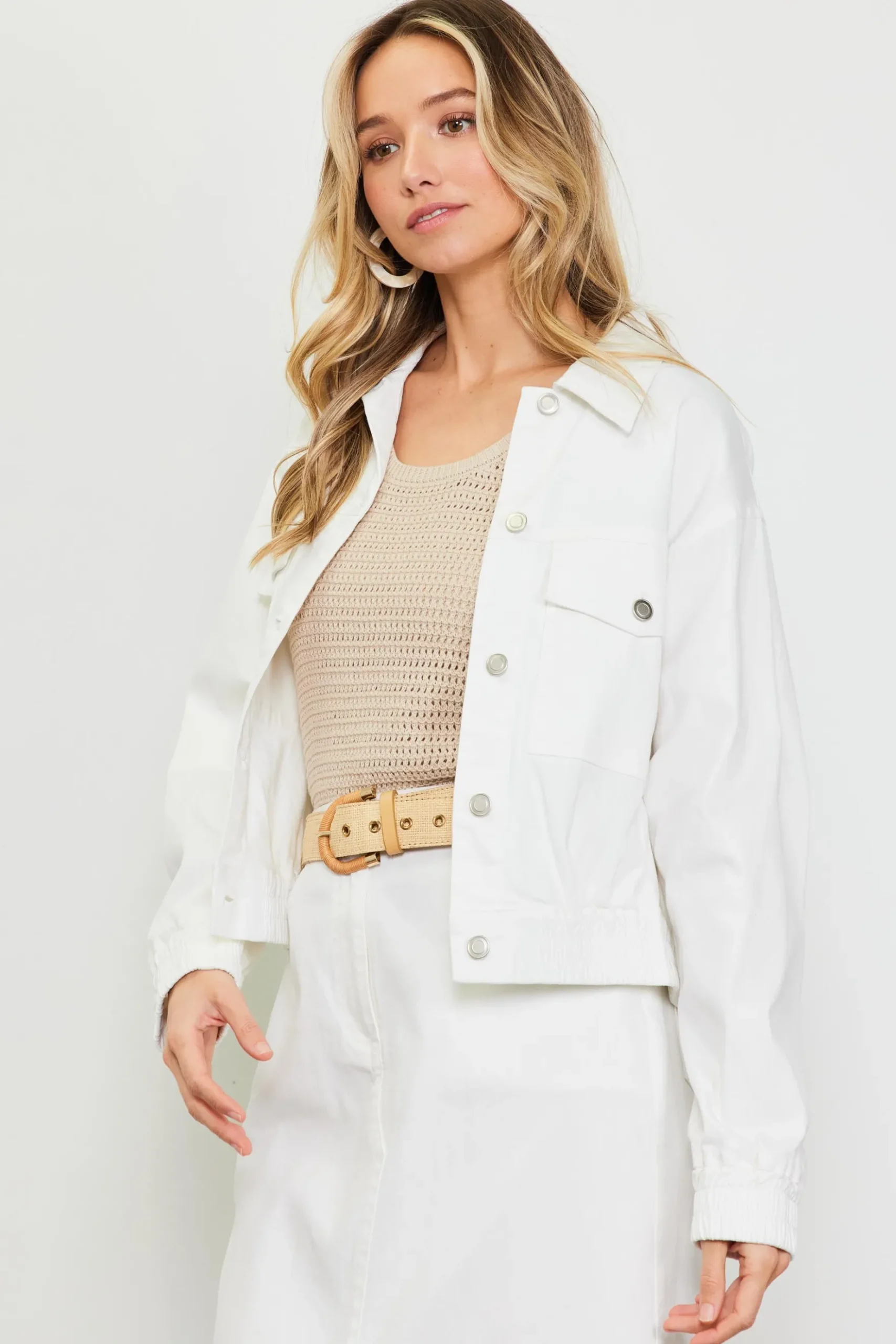 Washed Cotton Twill Jacket*SKIES ARE BLUE Sale