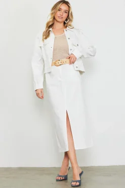 Washed Cotton Twill Jacket*SKIES ARE BLUE Sale