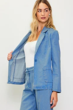 Washed Blazer*SKIES ARE BLUE Discount