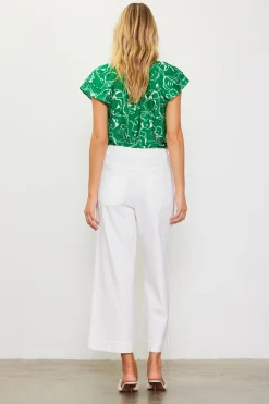 Washed Twill Wide Leg Pants*SKIES ARE BLUE Online