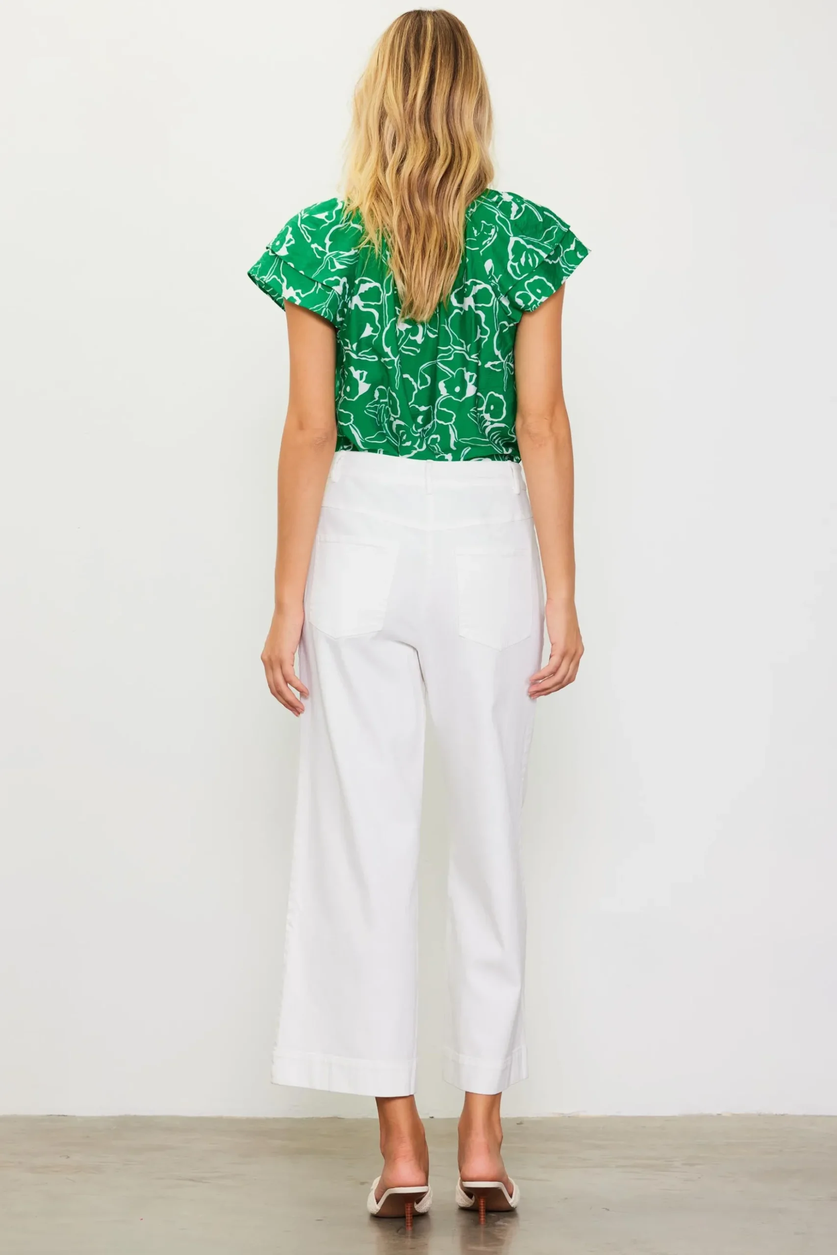 Washed Twill Wide Leg Pants*SKIES ARE BLUE Online